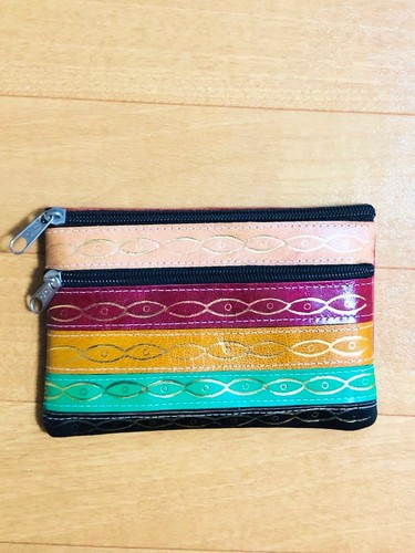 Tunisian folk art coin - folk, purse