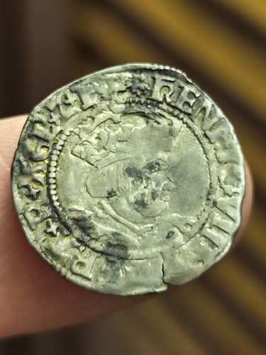 Henry viii halfgroat - halfgroat,, civitas