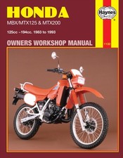 Honda MBX/MTX125 & MTX200 (83 - 93) by Haynes Publishing (Paperback Book)