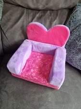 Build A Bear Heart Fold Out Bed Chair