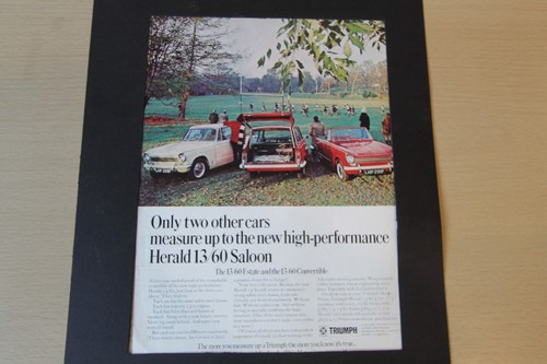 Original 1968 magazine - , advert