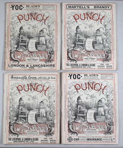 Lot 1917 punch magazines - lot, 4