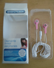 Signalex diamante in-ear Earphones with bling! BNIB