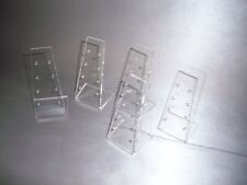 5 pack acrylic earring stud display stands window / counter top display cabinet 