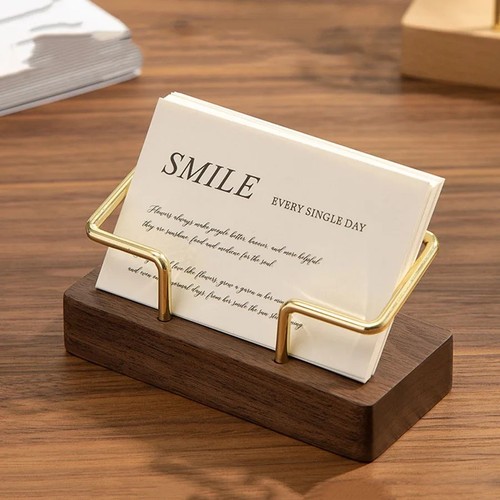 Business card holder wooden - holder,