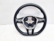 VOLKSWAGEN TIGUAN MK2 MULTIFUNCTIONAL FLAT BOTTOM LEATHER STEERING WHEEL 2017