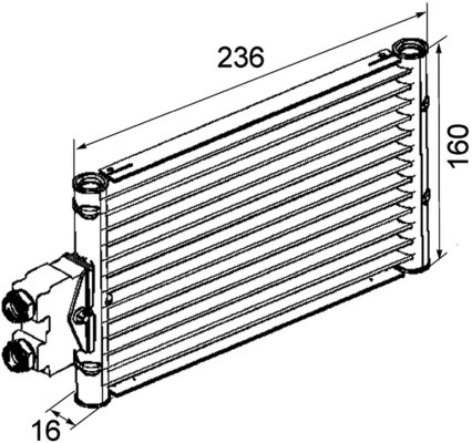 Oil cooler automatic - cooler,