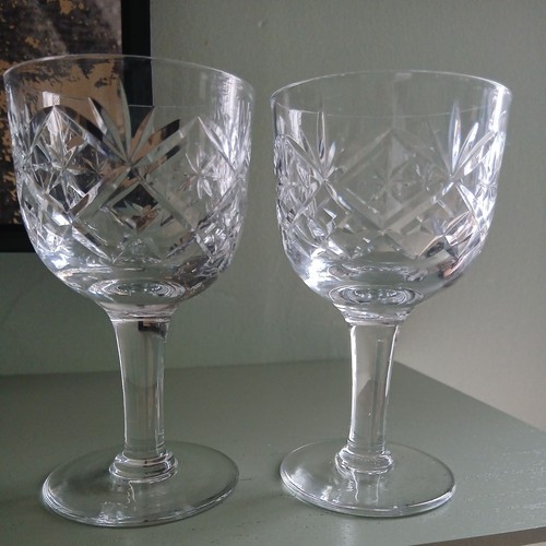 Pair vintage hand cut - vintage,