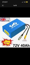72V 20Ah Lithium Li-ion Battery Waterproof Pack for 0~3000W E-Scooter E-bike