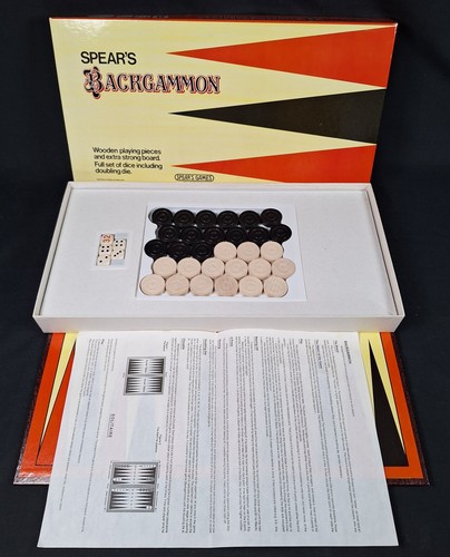 Vintage backgammon board game - board,