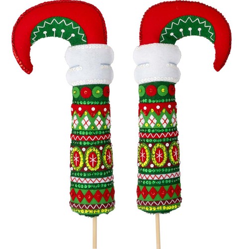 Bucilla elf legs tree pokes - elf,