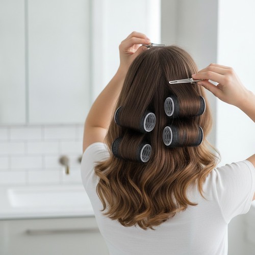 Self grip hair curlers - self-grip,