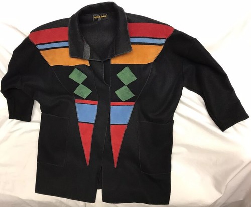 Vtg osgood smuk wool and - smuk, suede