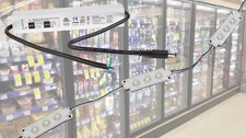 Retail store walk in cooler
