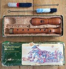 Original 1980s Mollenhauer Blockflöte No 1003 box Germany Flute Recorder