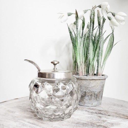 Fostoria american jam jar - fostoria,