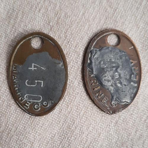 Pair vintage marine - of,