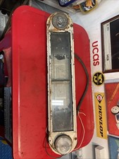 Vintage car rear number plate - car,