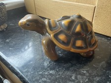 Large Vintage Tortoise Money Box Made In England With Original Stopper ?trentham