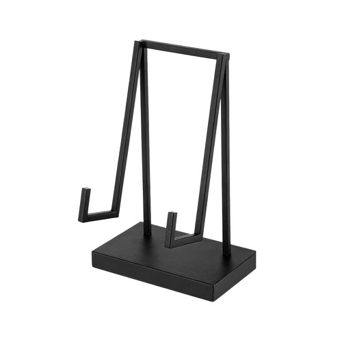 Modern black metal tabletop - black,
