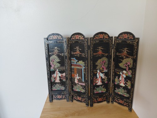 Antique japanese small folding - small,