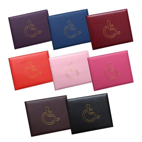 Genuine leather disabled blue - disabled,
