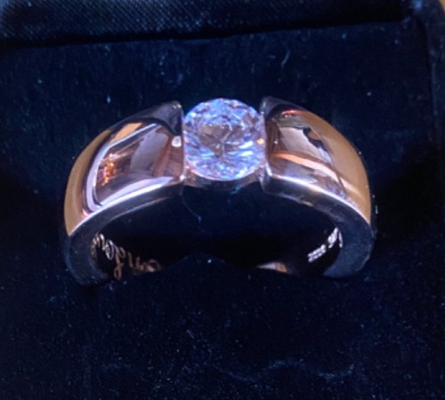 Qvc ring silver 925 - silver, rose