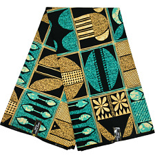 African Fabric Afro Comb Pick