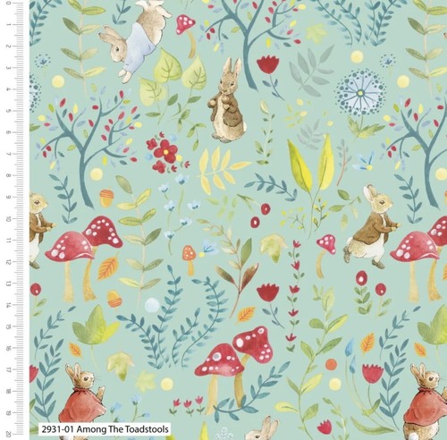 Peter rabbit fabric metre - rabbit,