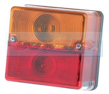 BRITAX 9088 SQUARE REAR STOP/TAIL/INDICATOR LIGHT LAMP FOR IFOR WILLIAMS TRAILER