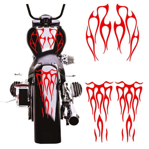 Motorcycle flame sticker for - flame,