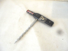 VAT 69 Whisky Vintage Corkscrew Black Plastic Resin Advertising