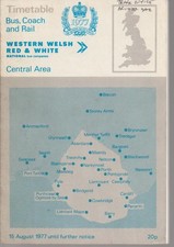 WESTERN WELSH/RED & WHITE BUS