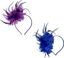 2Pcs Ladies Fascinator Wedding Hat for Women and girls