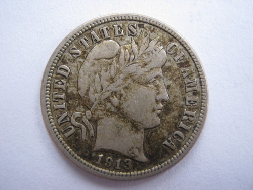 United states 1913 silver dime - states,