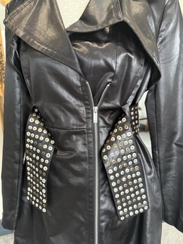 Bebe coat size large - size, large.