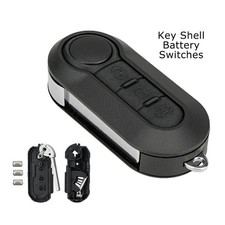 3 Button Flip Key Fob Case Switches For Fiat Ducato Punto Citroen Jumper Peugeot