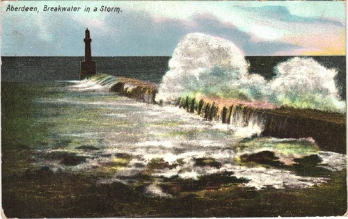 Aberdeen breakwater storm - aberdeen,