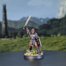 Uruk-hai Captain - Isengard Hero - MESBG - Metal Painted