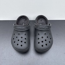 Crocs Fleece Lined Black Size Uk 3