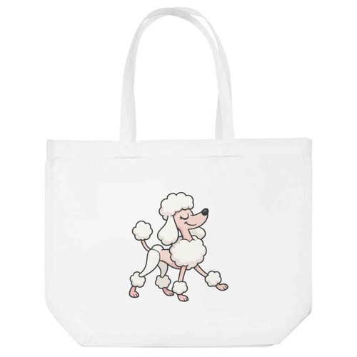Prancing poodle tote - 'prancing, poodle'