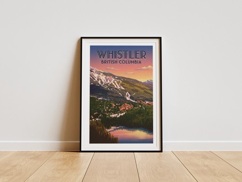 Whistler canada travel print - travel,