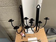 Black Metal Triple Wall Candle