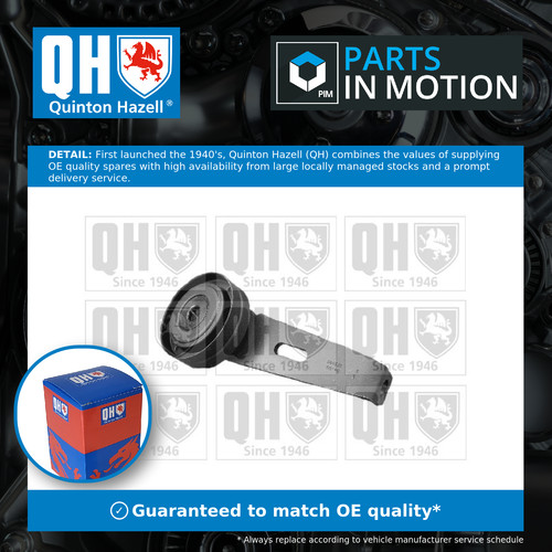 Aux belt tensioner - belt, fits