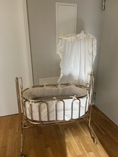 Antique Baby Cot - Rollable