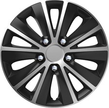 15" Wheel Trims Hub Caps Rapide - Black & Silver Fits CITROEN C1 C2 C3 C4 SAXO