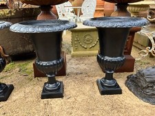 Pair of black cast iron