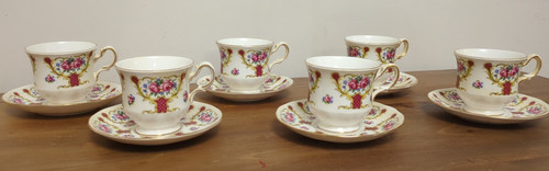 Set vintage tea - of,