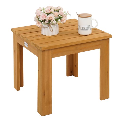 Small wood side table - table, for