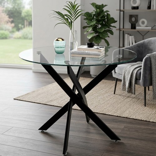 Contemporary round black - contemporary,
